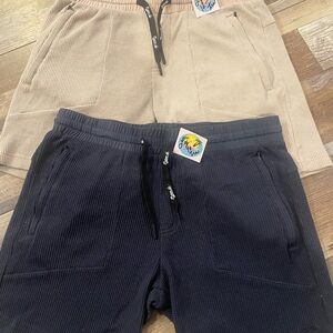 Pair of Mens Tan and Black Bottoms